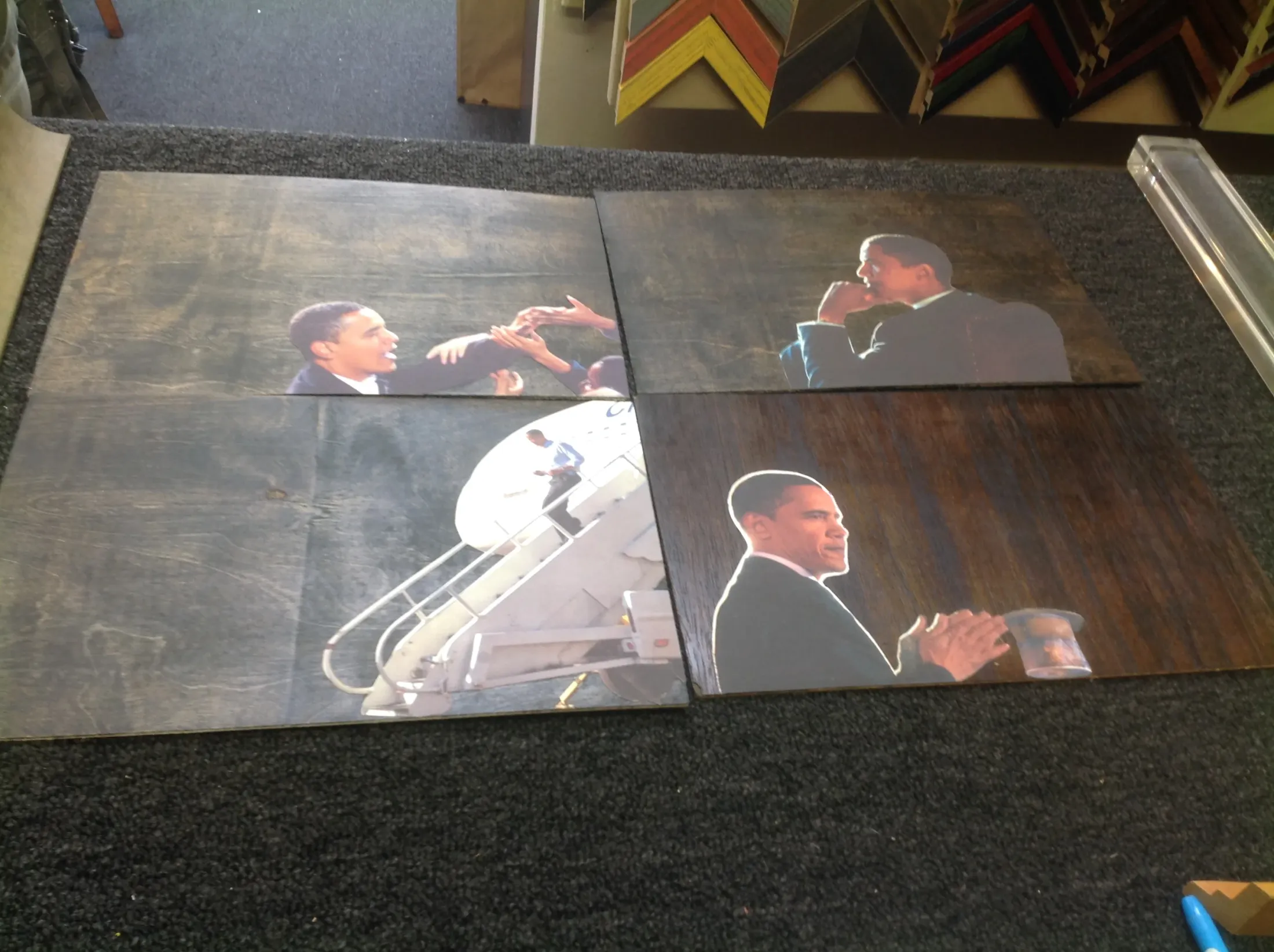 44-4-44 installation, individual mixed-media panel